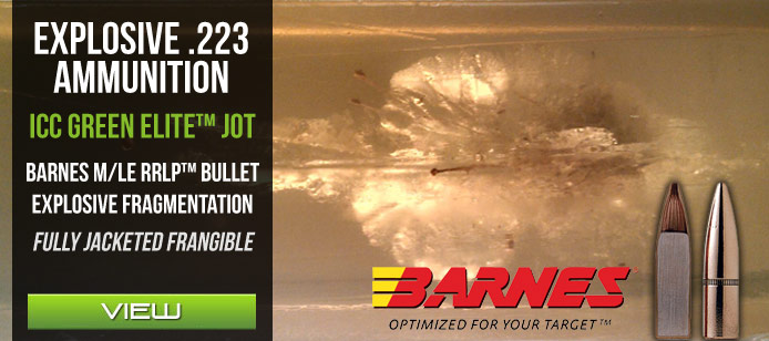 ICC .223 JOT Barnes Ammunition